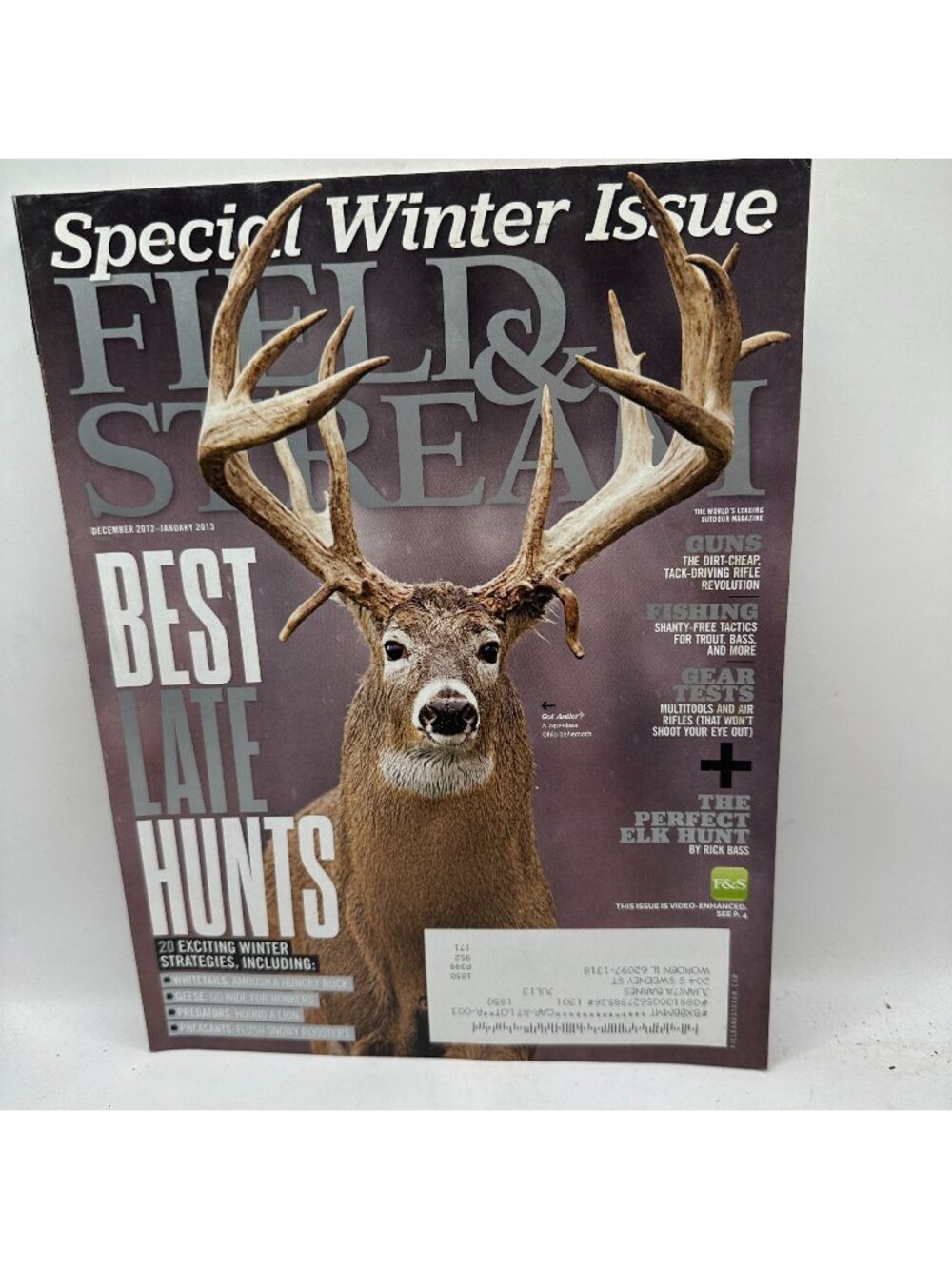 Field & Stream Special Winter Issue December 2012-January 2013 Outdoor Magazine